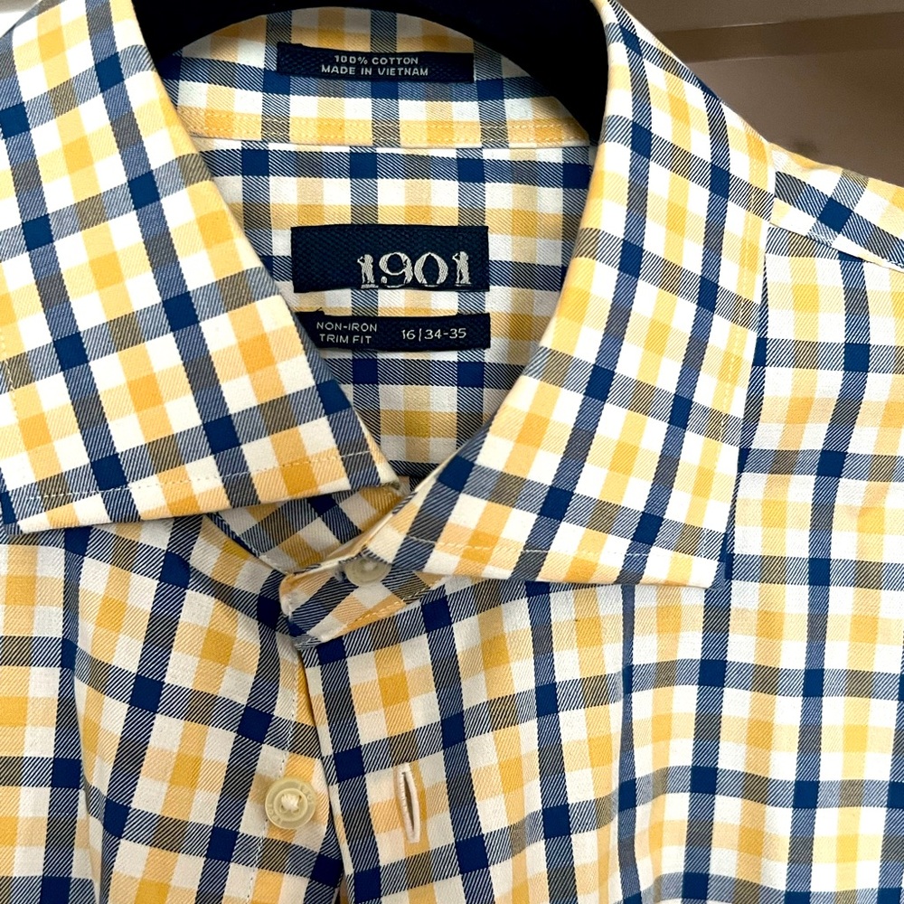 Men's button-down dress shirt